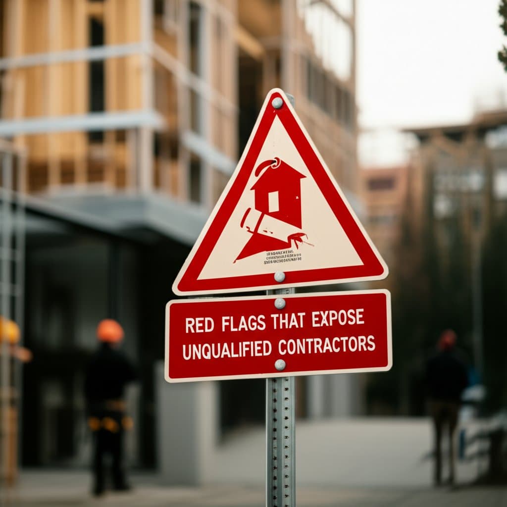 Featured image for Red Flags That Expose Unqualified Contractors