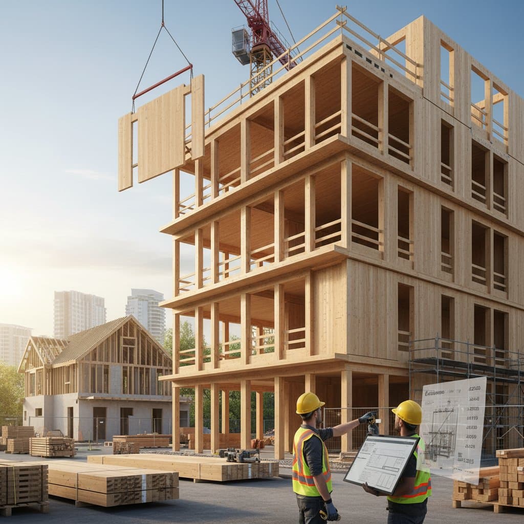 Featured image for Mass Timber Costs 60% More But Builds Twice as Fast