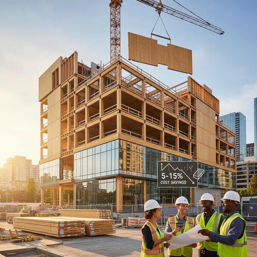 Featured image for Mass Timber Cuts Building Costs 5-15% vs Steel and Concrete