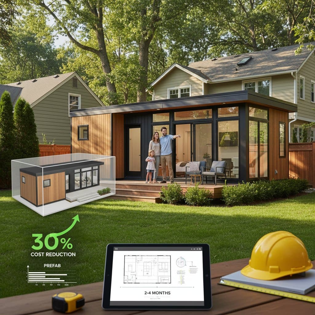 Featured image for Prefab ADUs Cut Building Costs 30% vs Stick-Built