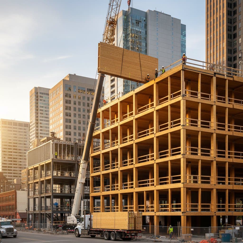 Featured image for Mass Timber Costs $325/SqFt vs Steel at $375
